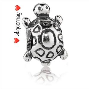 EUC Pandora 790158 Sterling Silver Turtle Animal Bead/Charm - RETIRED!